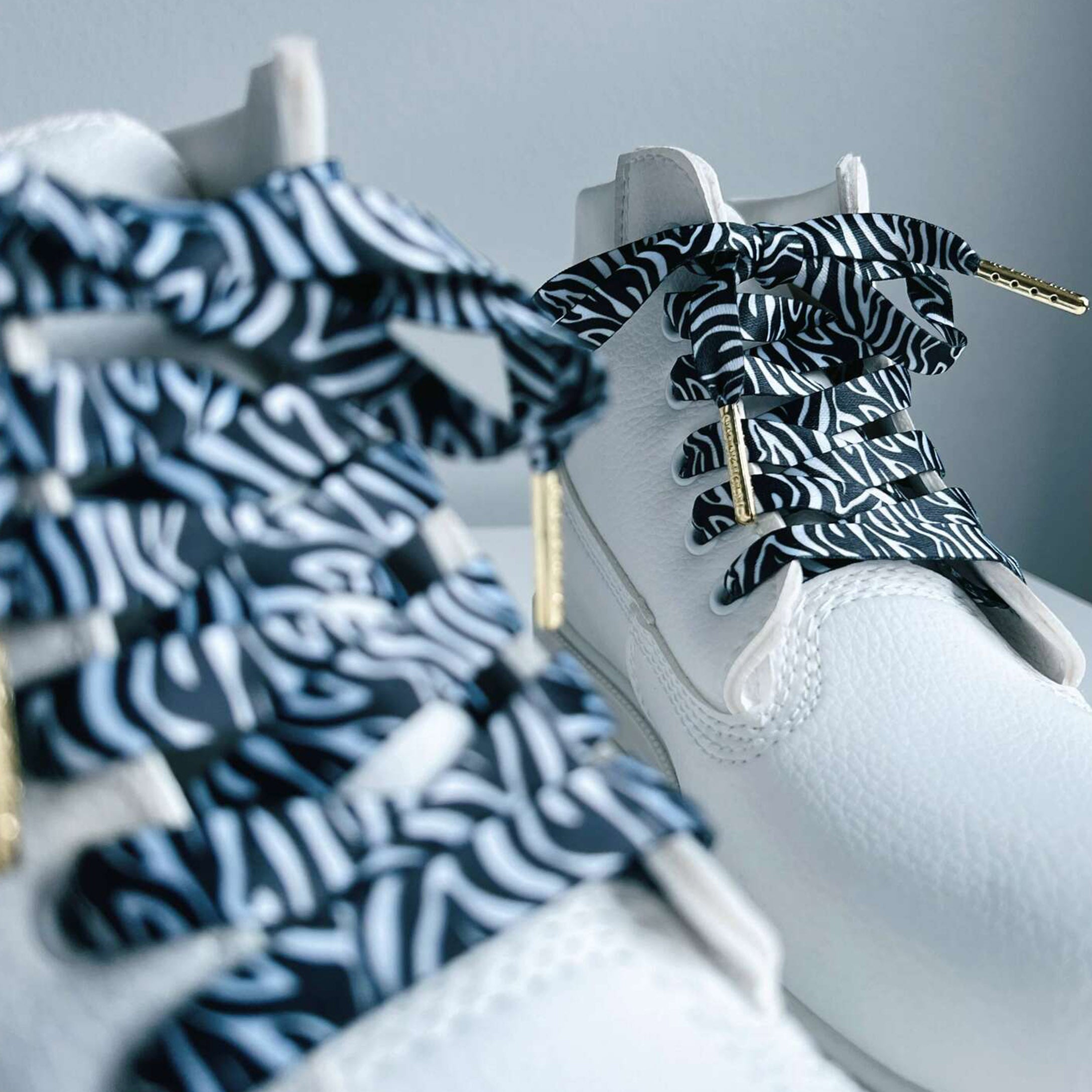 The Shoelace Brand Classic Zebra